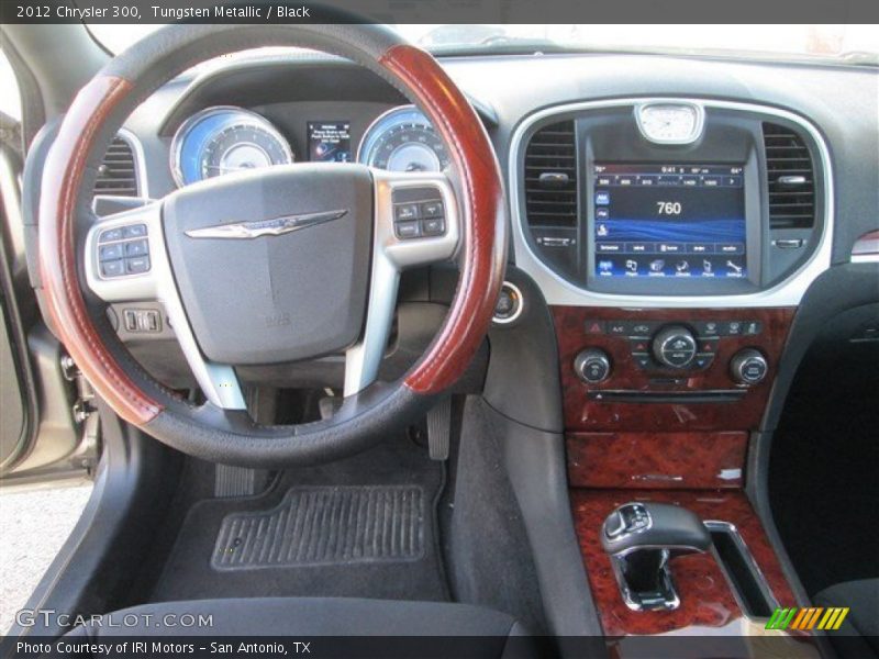 Tungsten Metallic / Black 2012 Chrysler 300