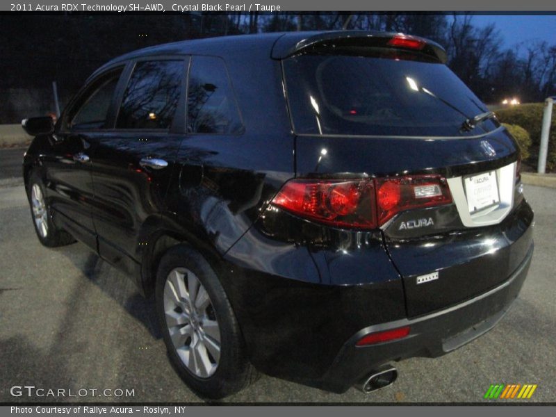 Crystal Black Pearl / Taupe 2011 Acura RDX Technology SH-AWD