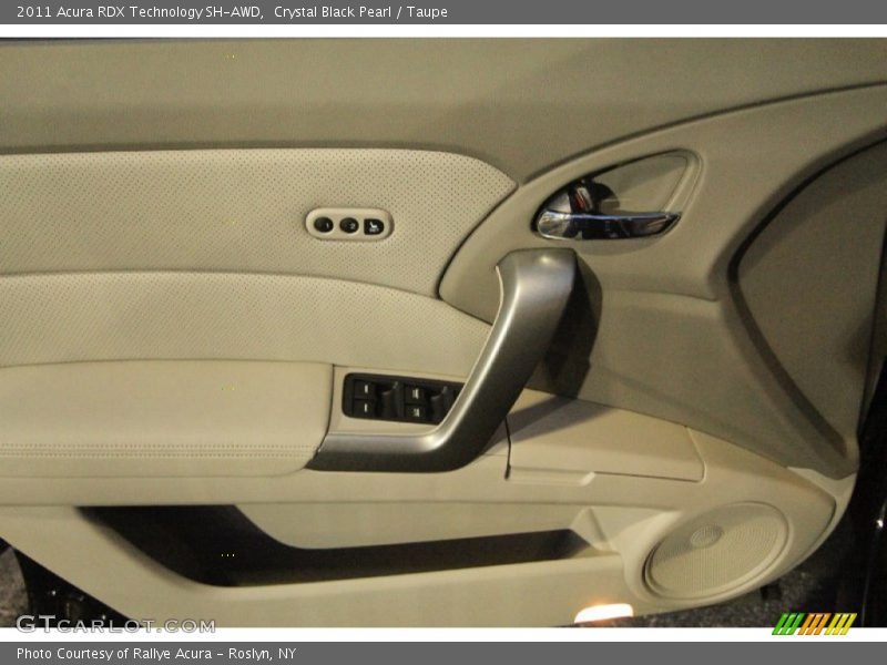 Crystal Black Pearl / Taupe 2011 Acura RDX Technology SH-AWD