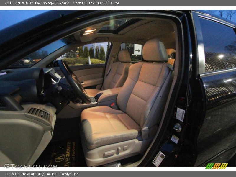 Crystal Black Pearl / Taupe 2011 Acura RDX Technology SH-AWD