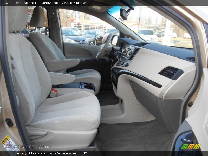 Sandy Beach Metallic / Bisque 2011 Toyota Sienna LE