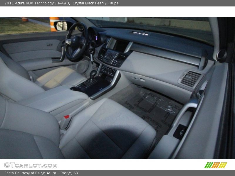 Crystal Black Pearl / Taupe 2011 Acura RDX Technology SH-AWD