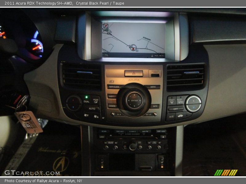 Crystal Black Pearl / Taupe 2011 Acura RDX Technology SH-AWD