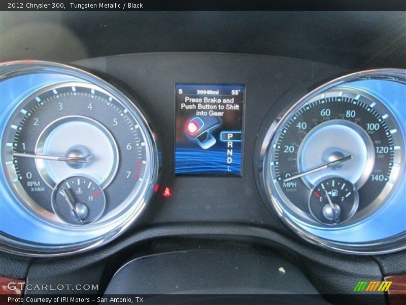 Tungsten Metallic / Black 2012 Chrysler 300