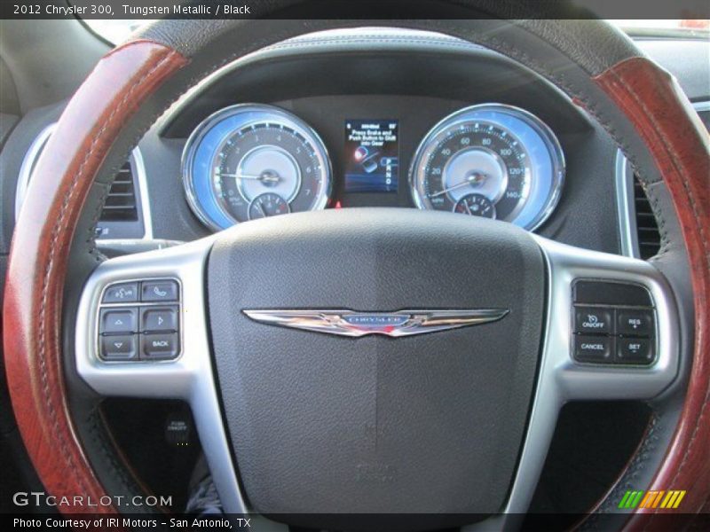 Tungsten Metallic / Black 2012 Chrysler 300