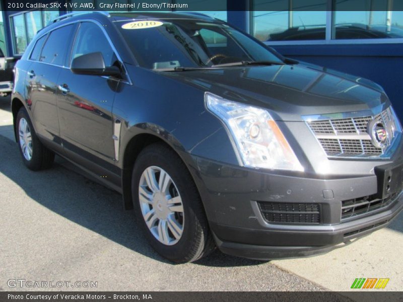 Gray Flannel / Ebony/Titanium 2010 Cadillac SRX 4 V6 AWD