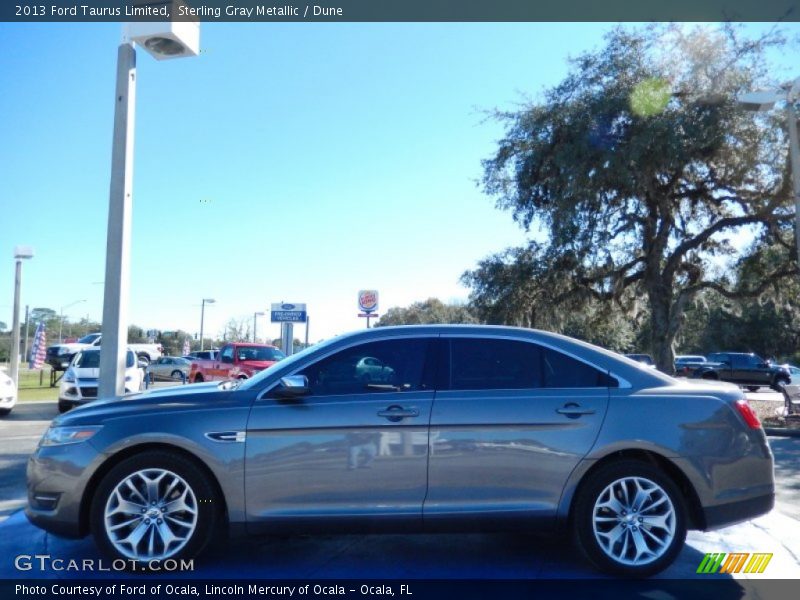 Sterling Gray Metallic / Dune 2013 Ford Taurus Limited