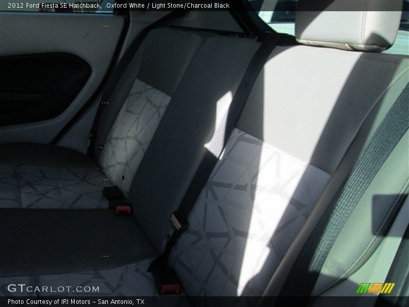 Oxford White / Light Stone/Charcoal Black 2012 Ford Fiesta SE Hatchback