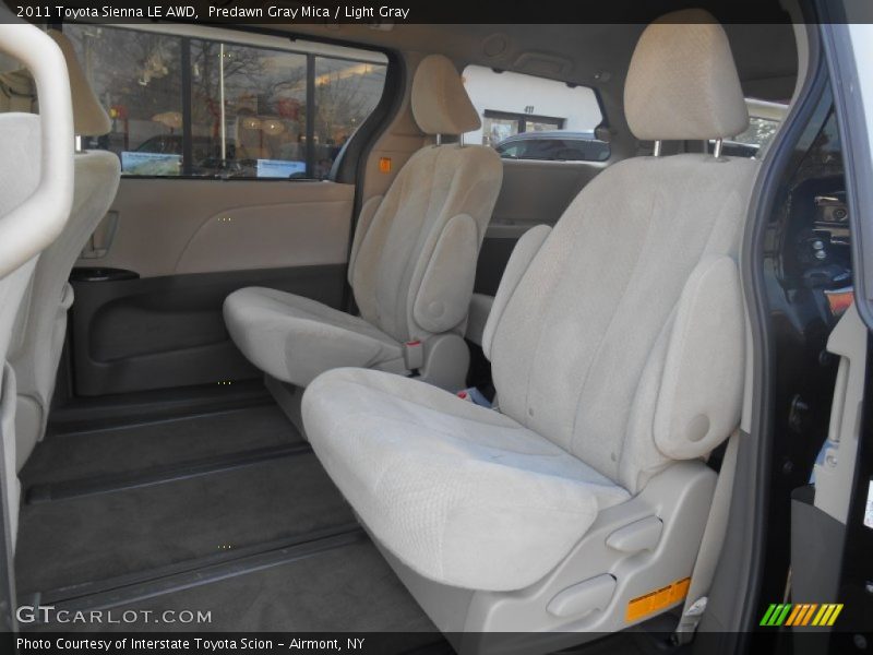 Predawn Gray Mica / Light Gray 2011 Toyota Sienna LE AWD