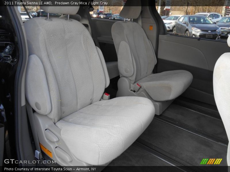 Predawn Gray Mica / Light Gray 2011 Toyota Sienna LE AWD