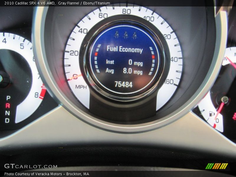 Gray Flannel / Ebony/Titanium 2010 Cadillac SRX 4 V6 AWD