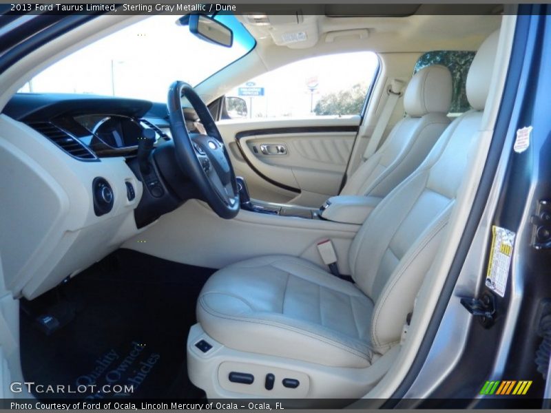 Sterling Gray Metallic / Dune 2013 Ford Taurus Limited