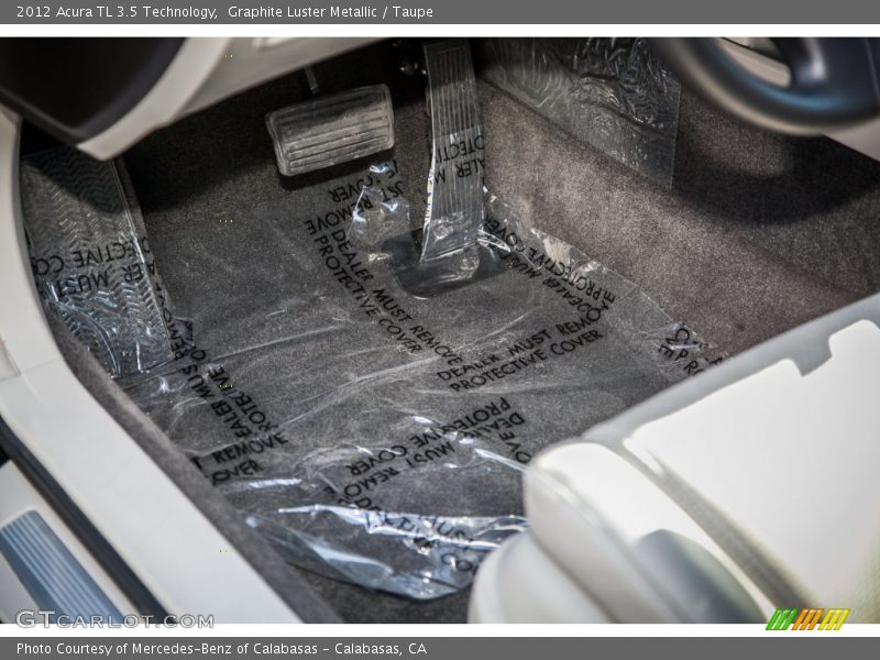 Graphite Luster Metallic / Taupe 2012 Acura TL 3.5 Technology