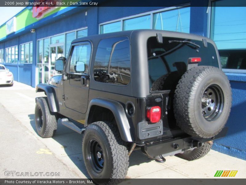 Black / Dark Slate Gray 2006 Jeep Wrangler X 4x4