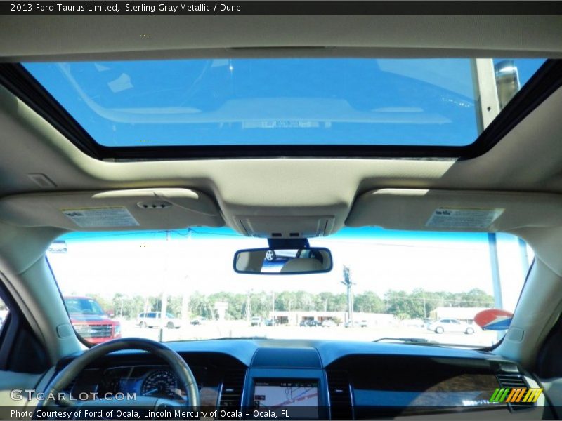 Sterling Gray Metallic / Dune 2013 Ford Taurus Limited