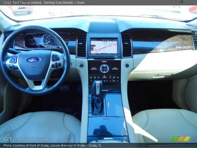 Sterling Gray Metallic / Dune 2013 Ford Taurus Limited