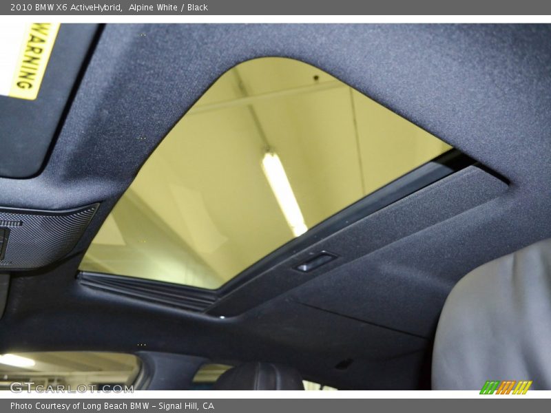 Alpine White / Black 2010 BMW X6 ActiveHybrid