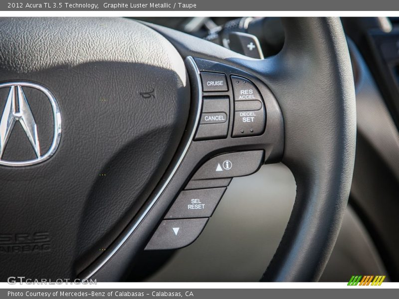 Controls of 2012 TL 3.5 Technology