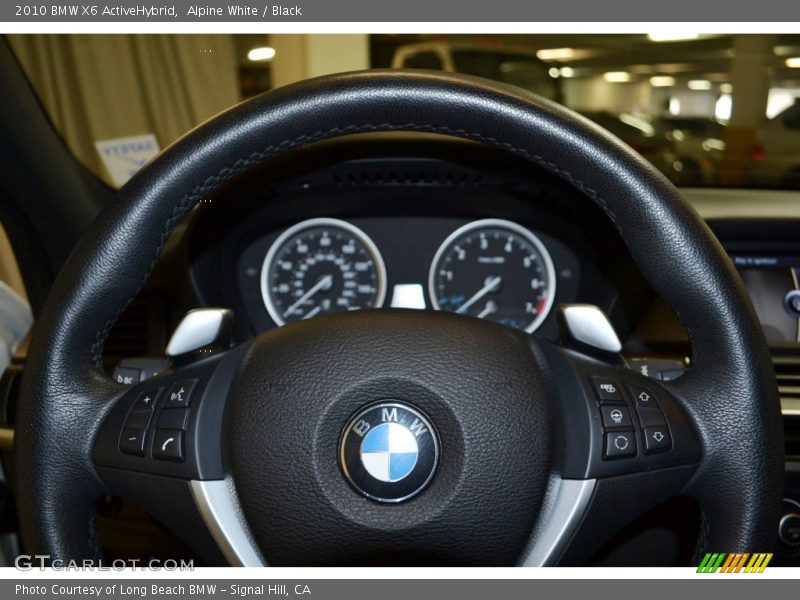 Alpine White / Black 2010 BMW X6 ActiveHybrid