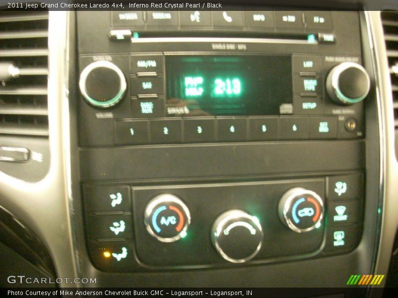Inferno Red Crystal Pearl / Black 2011 Jeep Grand Cherokee Laredo 4x4