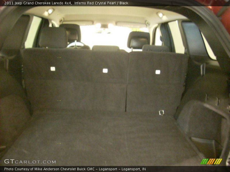 Inferno Red Crystal Pearl / Black 2011 Jeep Grand Cherokee Laredo 4x4