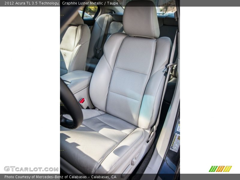 Front Seat of 2012 TL 3.5 Technology