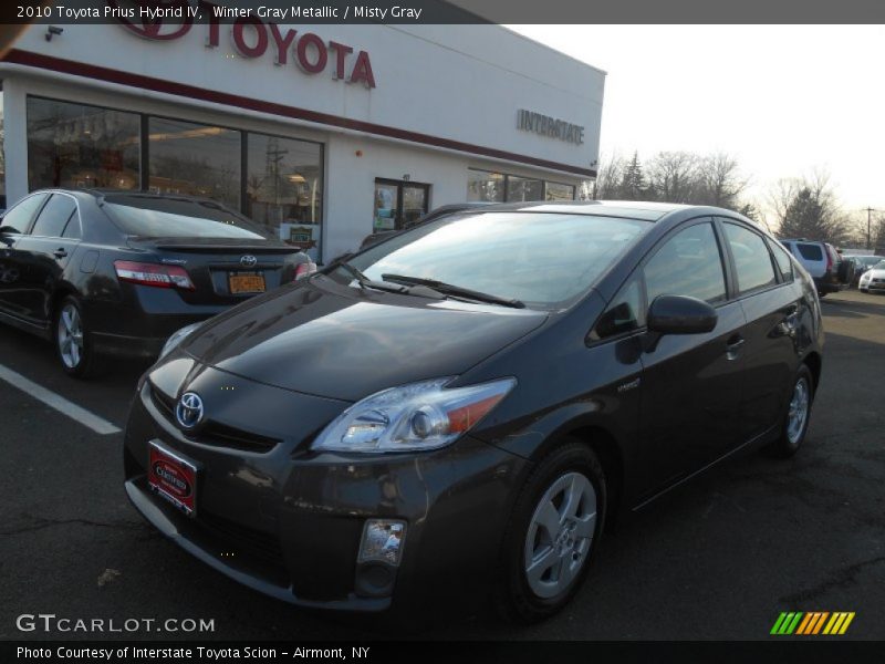 Winter Gray Metallic / Misty Gray 2010 Toyota Prius Hybrid IV