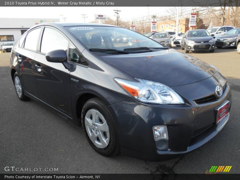 Winter Gray Metallic / Misty Gray 2010 Toyota Prius Hybrid IV