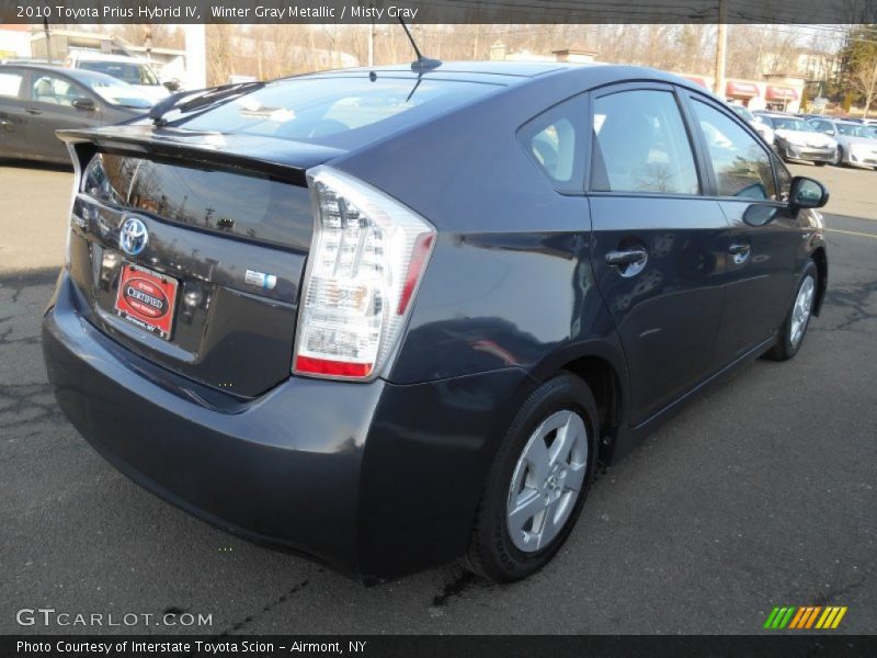 Winter Gray Metallic / Misty Gray 2010 Toyota Prius Hybrid IV