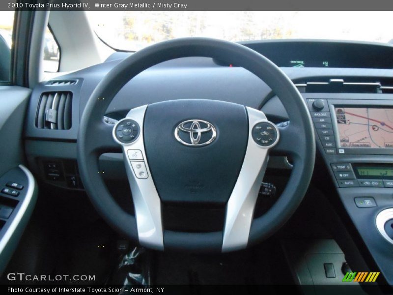 Winter Gray Metallic / Misty Gray 2010 Toyota Prius Hybrid IV