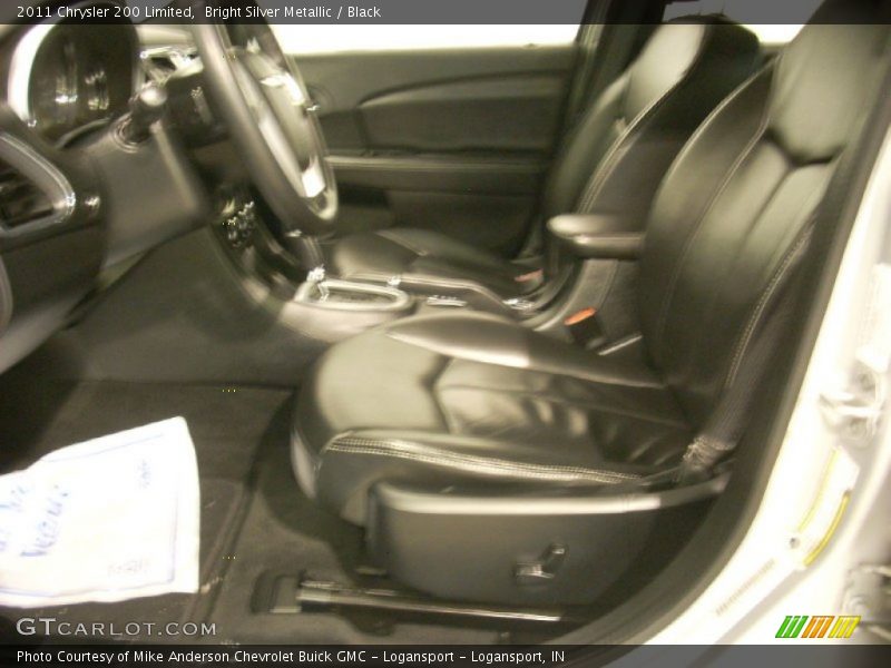 Bright Silver Metallic / Black 2011 Chrysler 200 Limited