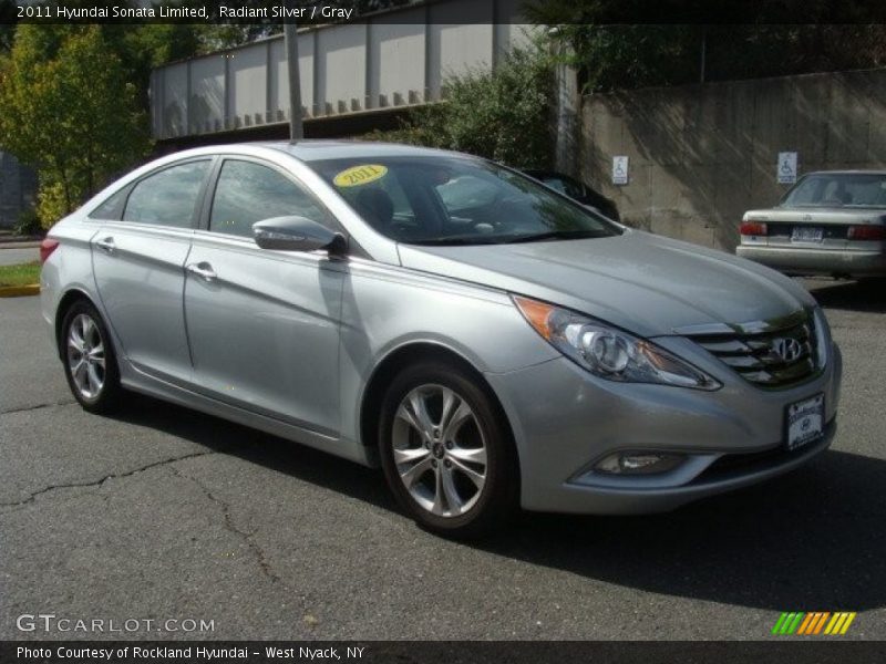 Radiant Silver / Gray 2011 Hyundai Sonata Limited