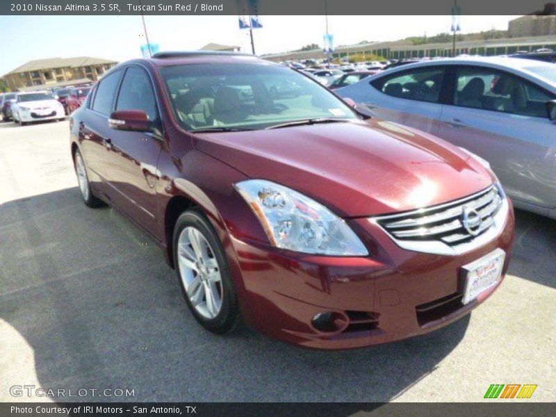 Tuscan Sun Red / Blond 2010 Nissan Altima 3.5 SR