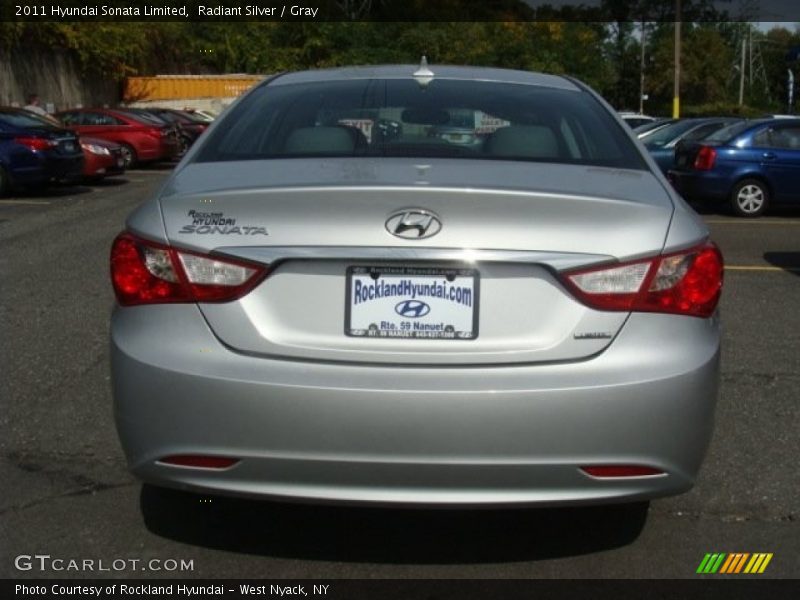 Radiant Silver / Gray 2011 Hyundai Sonata Limited