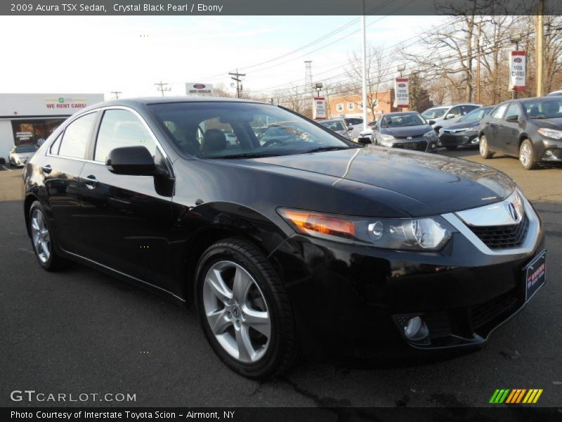 Crystal Black Pearl / Ebony 2009 Acura TSX Sedan