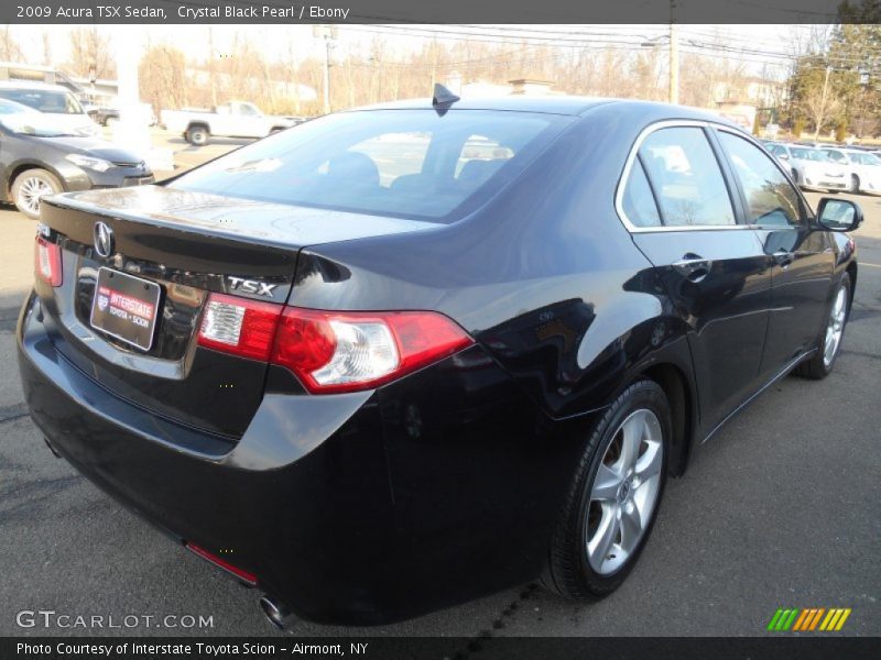 Crystal Black Pearl / Ebony 2009 Acura TSX Sedan