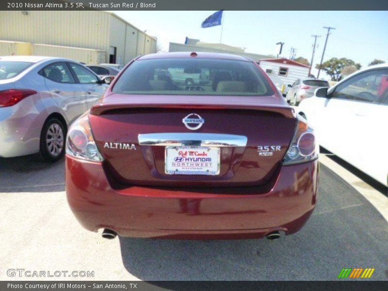 Tuscan Sun Red / Blond 2010 Nissan Altima 3.5 SR