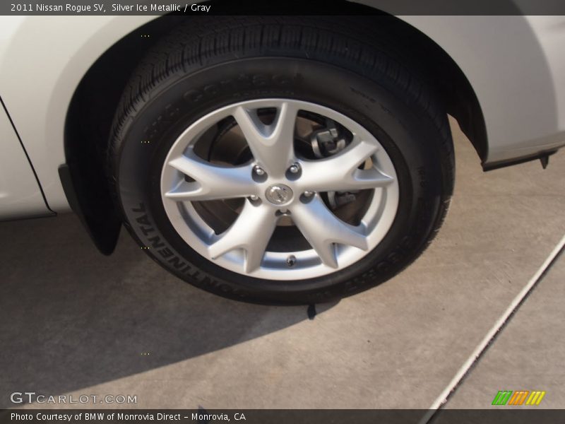Silver Ice Metallic / Gray 2011 Nissan Rogue SV