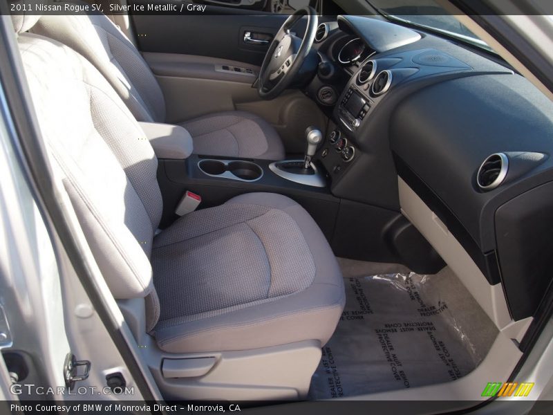 Silver Ice Metallic / Gray 2011 Nissan Rogue SV