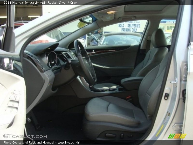 Radiant Silver / Gray 2011 Hyundai Sonata Limited
