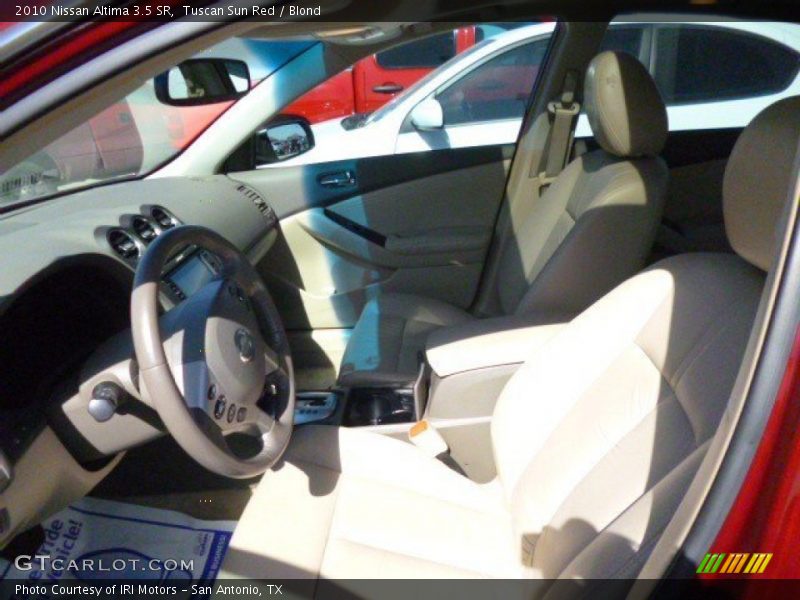 Tuscan Sun Red / Blond 2010 Nissan Altima 3.5 SR
