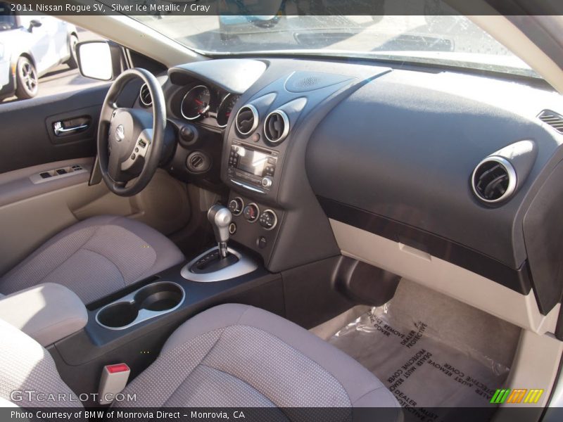 Silver Ice Metallic / Gray 2011 Nissan Rogue SV