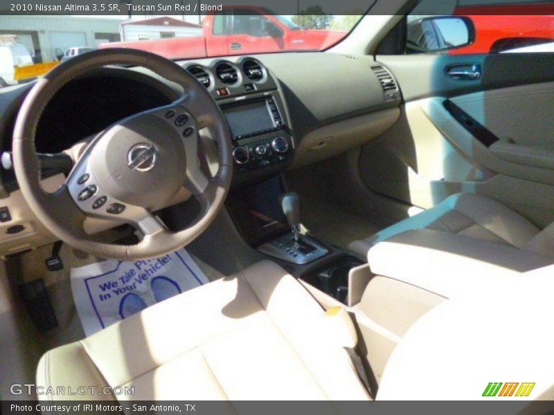 Tuscan Sun Red / Blond 2010 Nissan Altima 3.5 SR