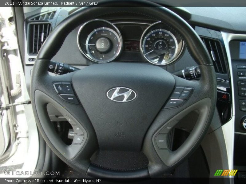 Radiant Silver / Gray 2011 Hyundai Sonata Limited