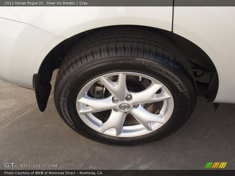 Silver Ice Metallic / Gray 2011 Nissan Rogue SV