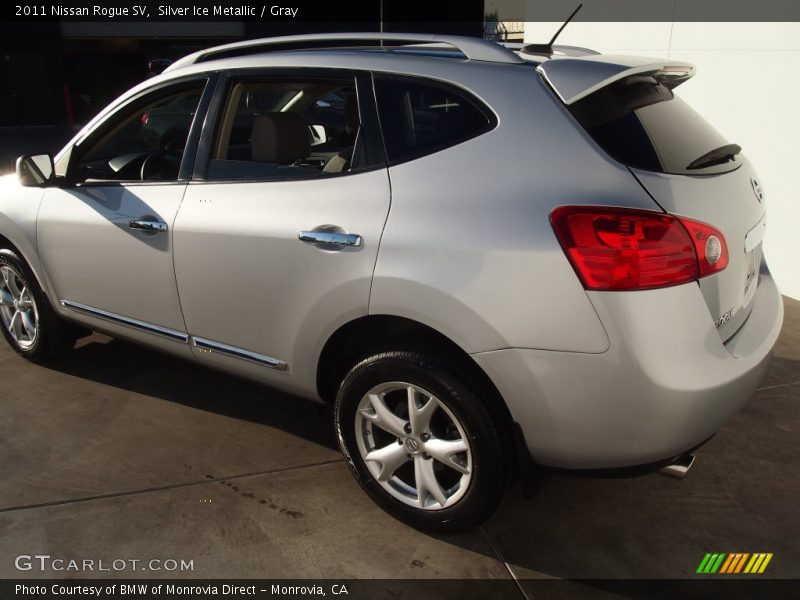 Silver Ice Metallic / Gray 2011 Nissan Rogue SV