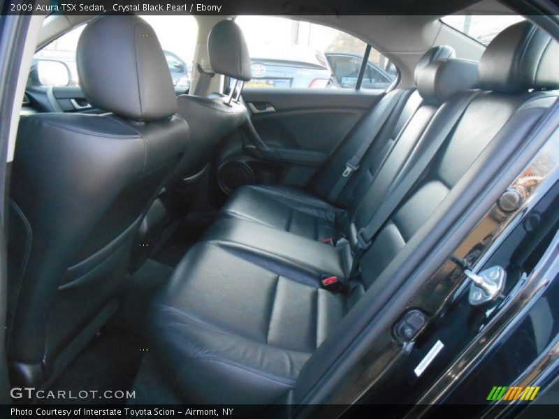 Crystal Black Pearl / Ebony 2009 Acura TSX Sedan