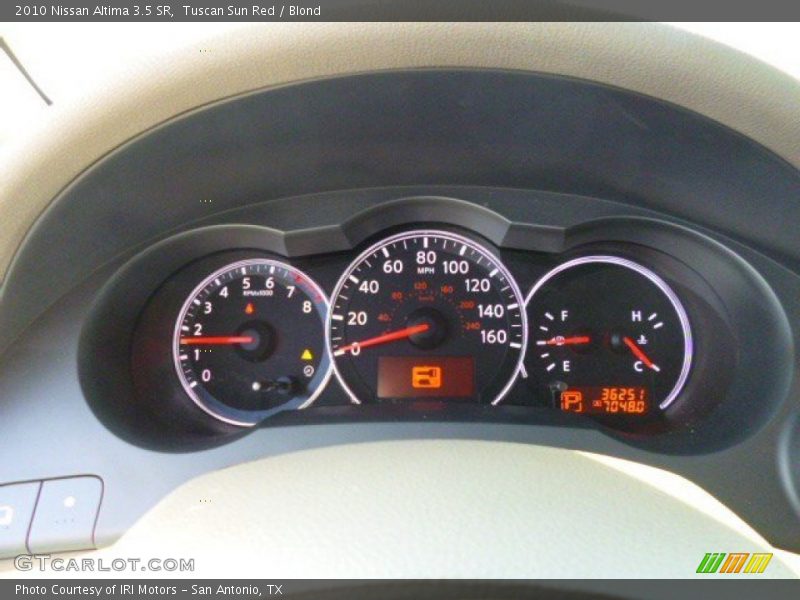 Tuscan Sun Red / Blond 2010 Nissan Altima 3.5 SR