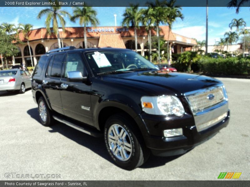 Black / Camel 2008 Ford Explorer Limited
