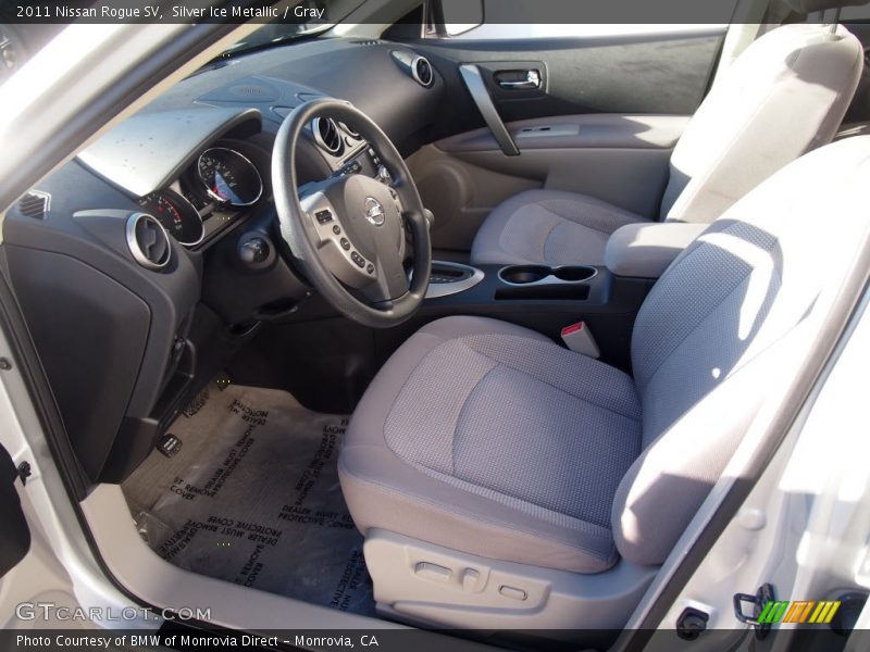 Silver Ice Metallic / Gray 2011 Nissan Rogue SV